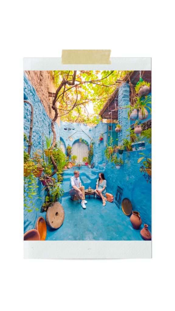 instagram house chefchaouen